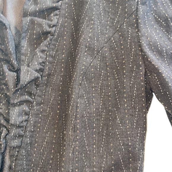 Bepe Bondi suit Blazer/ pants size 8(but towards smaller)brown with some detail - Picture 9 of 11